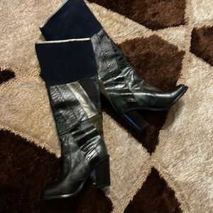 Aldo Mix fabric Tall Boot